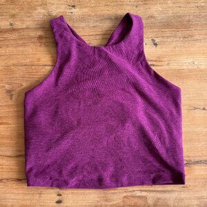 Beyond Yoga Spacedye Refocus Cropped Tank (S / Purple)